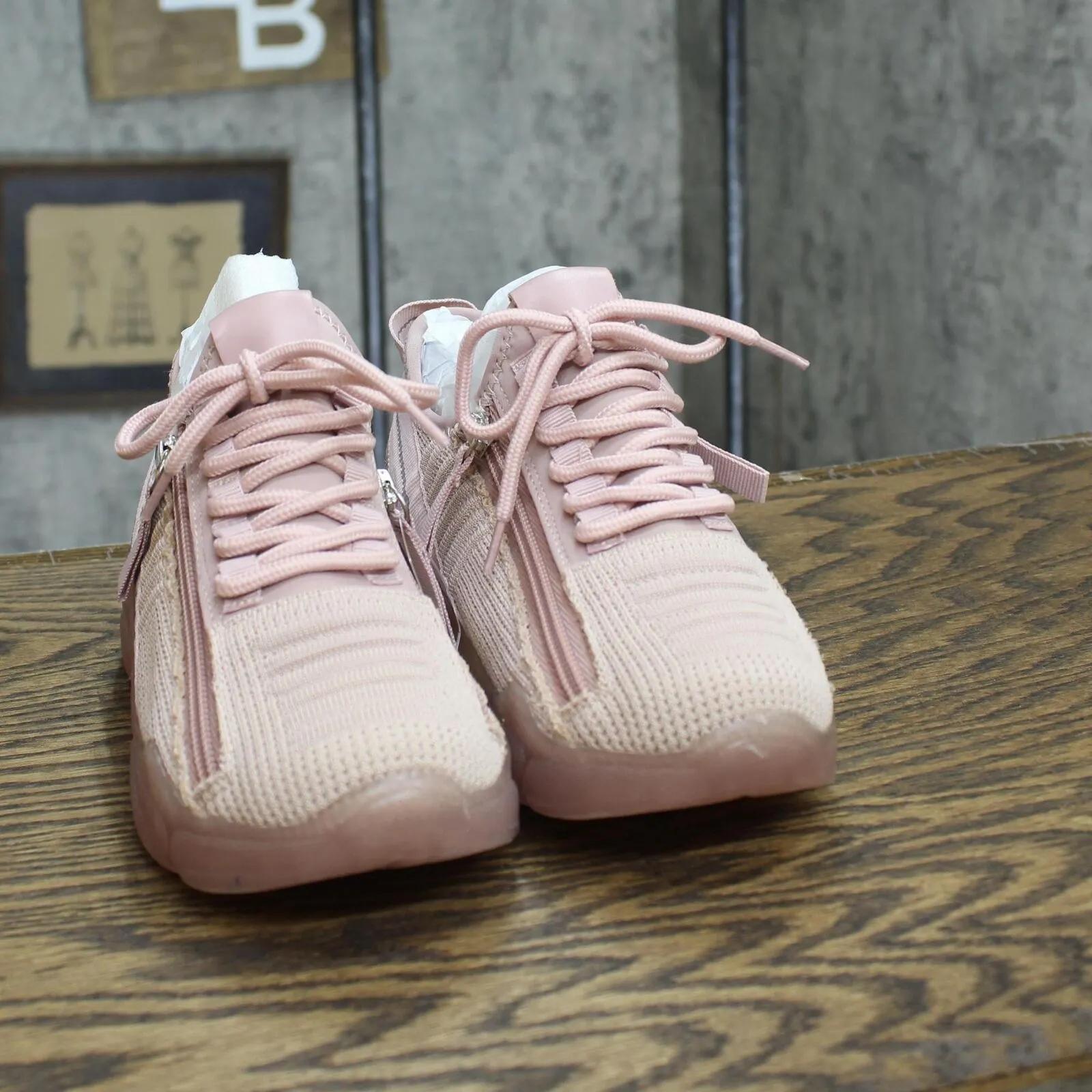 Madden Girl Amimi Girls Adaptive Sneaker Shoes AMIMIBLUSH Pink 1W