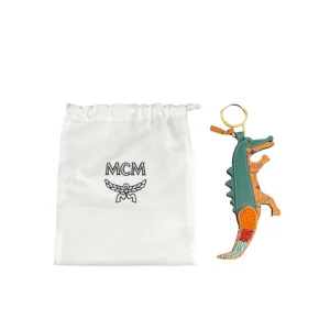 MCM Zoo 2D Alligator Leather Keychain