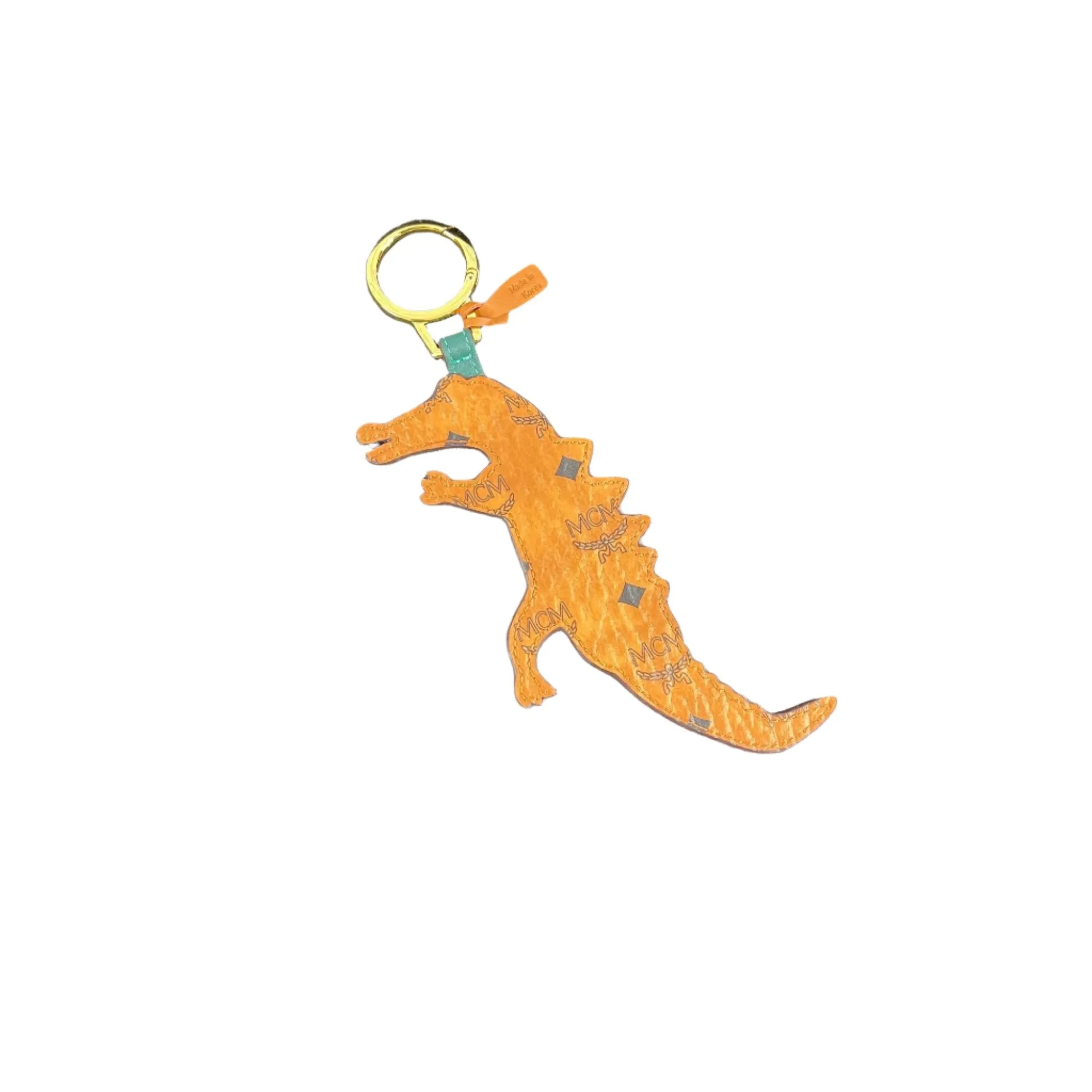MCM Zoo 2D Alligator Leather Keychain