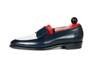 Meridian - MTO - Midnight Calf / White Calf - TMG Last - Single Leather Sole