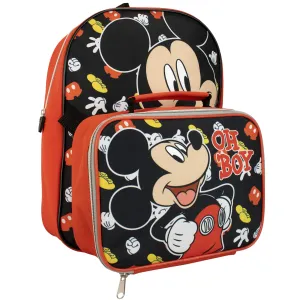 Mickey Mouse Backpack and Lunchbag Set