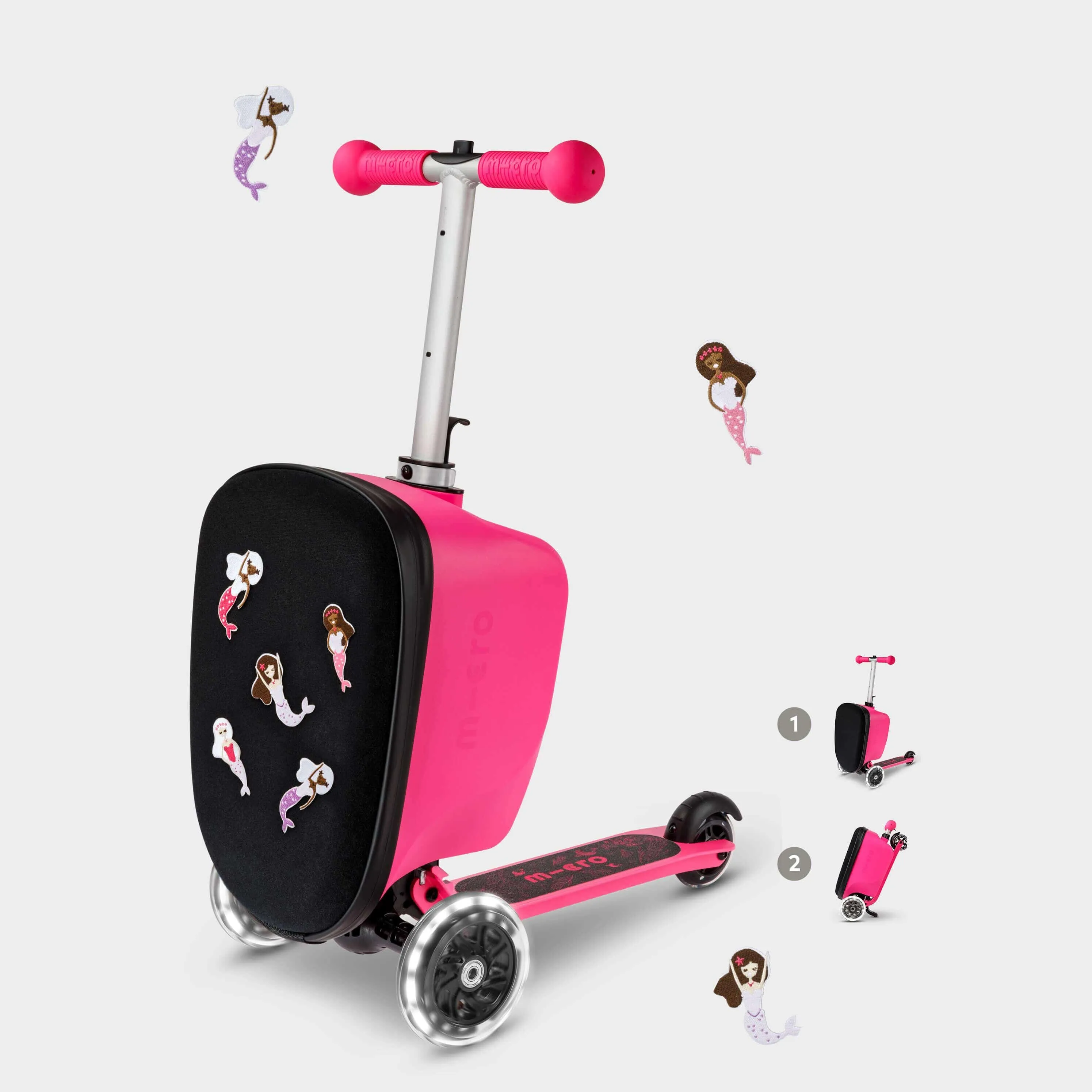 Micro Junior Luggage Velcro - Pink