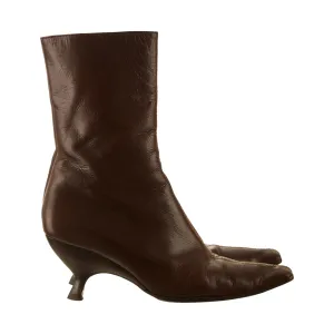 Miu Miu Brown Leather Boots