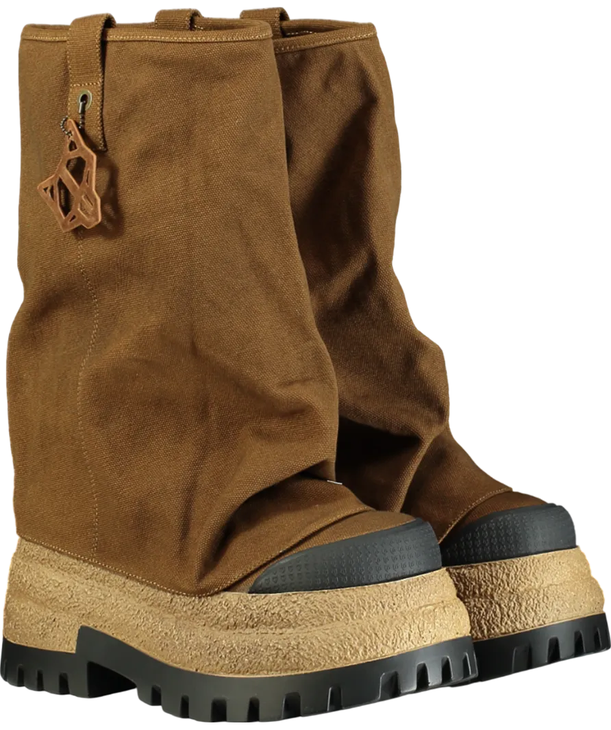 Naked Wolfe Brown Disturb Canvas Toffee Boot W37