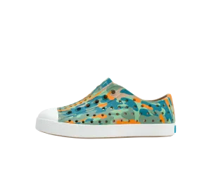 Native Shoes Jefferson Sugar Lite Child Shoe - Flax Tan / Shell White City EuCamo