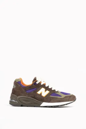 NEW BALANCE 990 V2 MIU BROWN ORANGE PURPLE
