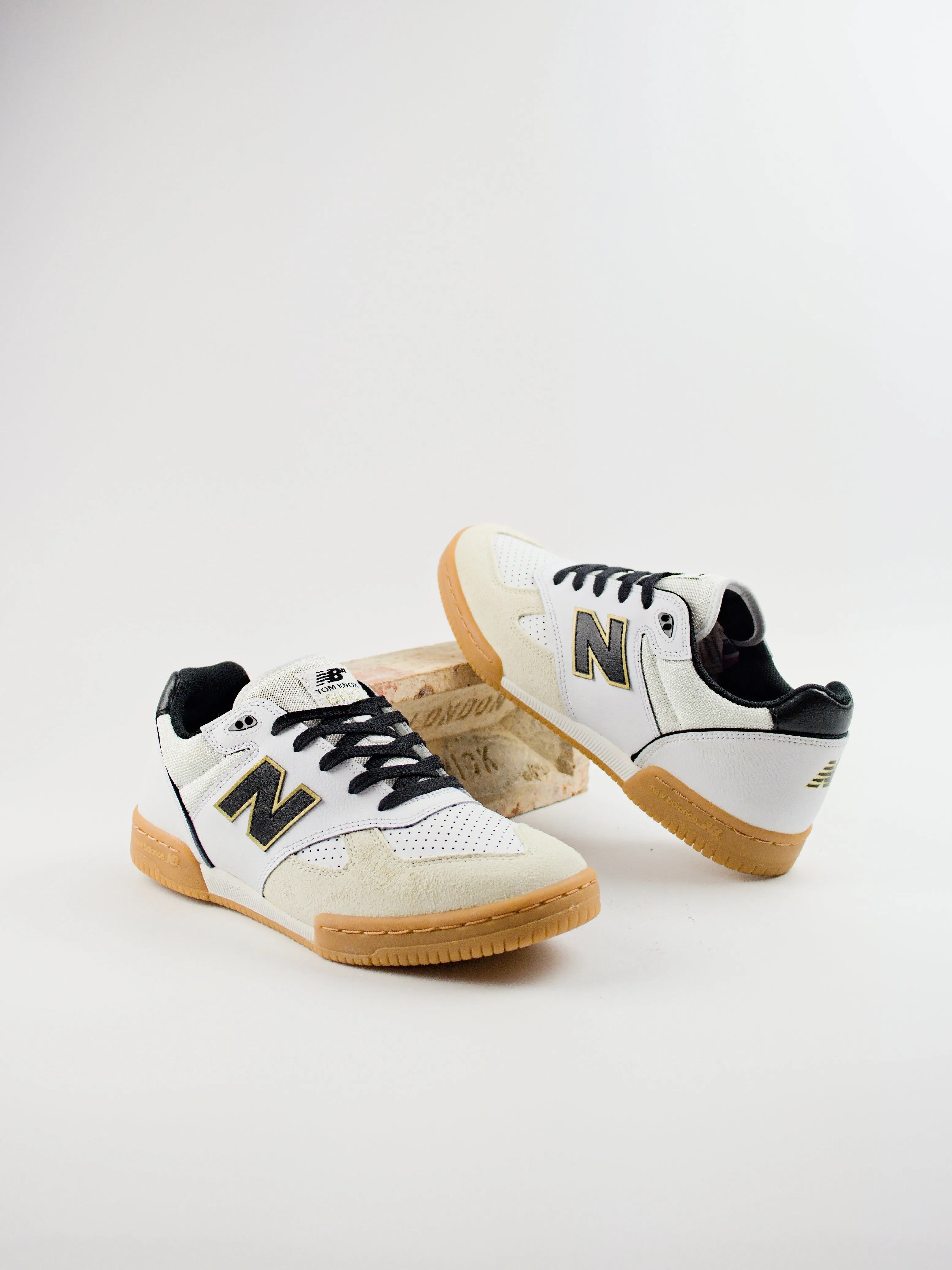 New Balance Numeric - Tom Knox 600's WTA - Pro Skate Shoe - White / Black