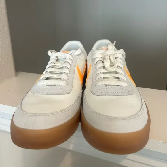 Nike Killshot 2 Leather Sneakers Sail Laser Orange Gum 432997-125 Men's SZ 10.5