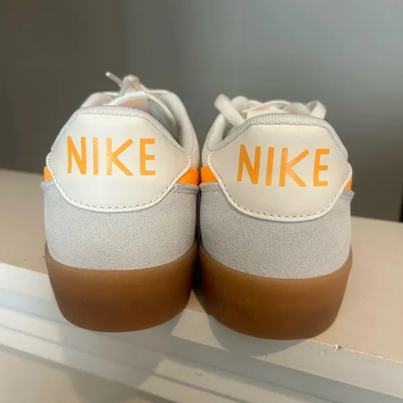 Nike Killshot 2 Leather Sneakers Sail Laser Orange Gum 432997-125 Men's SZ 10.5