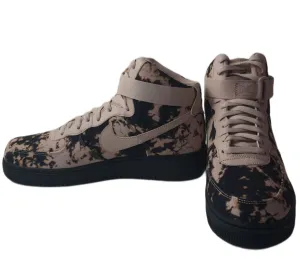 NIKE Men's Black Air Force 1 High Print Sneakers #AR1954 10 NWOB