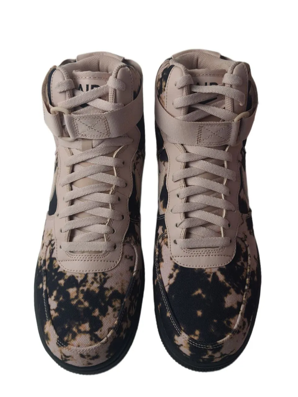 NIKE Men's Black Air Force 1 High Print Sneakers #AR1954 10 NWOB
