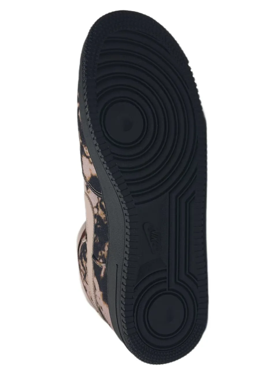 NIKE Men's Black Air Force 1 High Print Sneakers #AR1954 10 NWOB