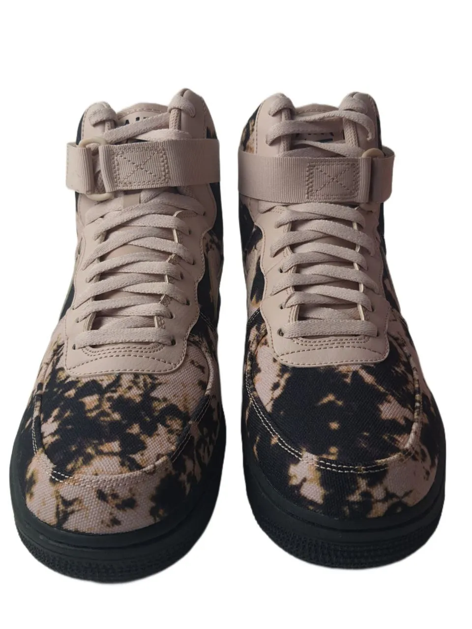 NIKE Men's Black Air Force 1 High Print Sneakers #AR1954 10 NWOB