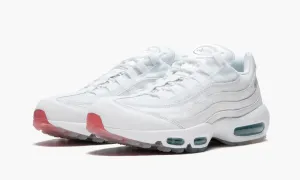 NIKE Men's White/Metallic Silver/Photo Blue USA Air Max 95 #AQ7981-100 NEW