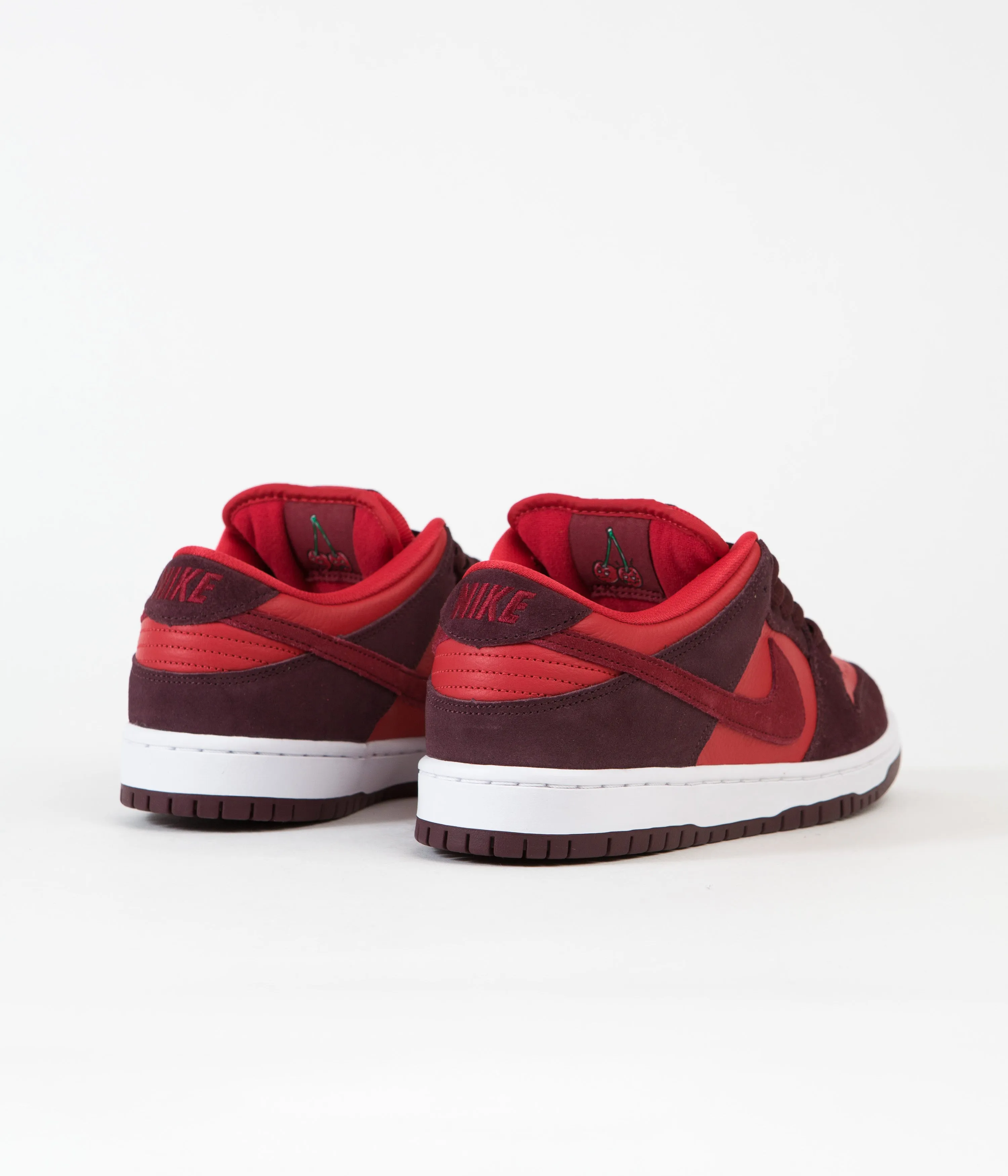Nike SB Dunk Low Pro Cherry Shoes - Burgundy Crush / Team Red - University Red