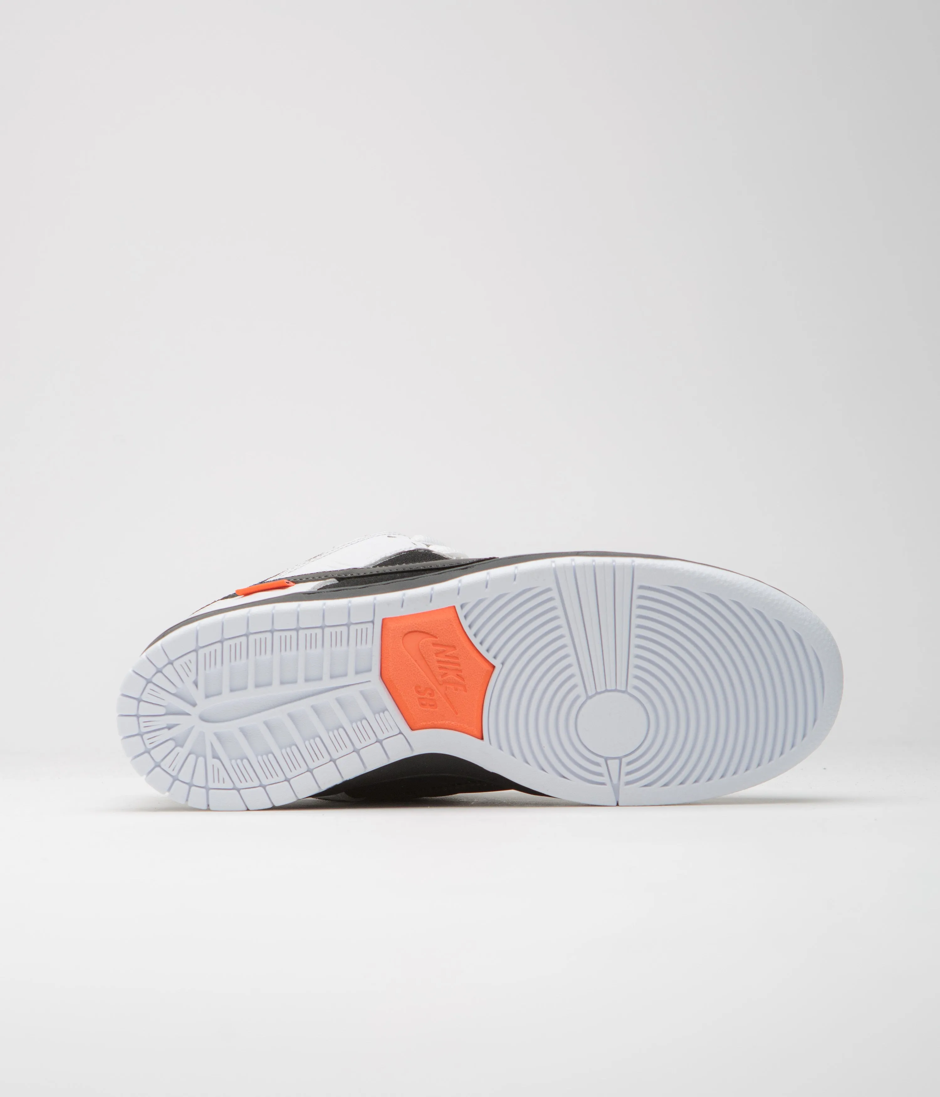 Nike SB x Tightbooth Dunk Low Pro Shoes - White / Black - Safety Orange