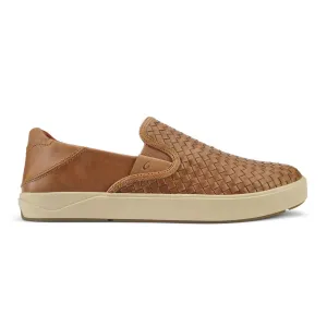 Olukai "Lae‘ahi Lauhala" Men's Leather Slip-On Shoes
