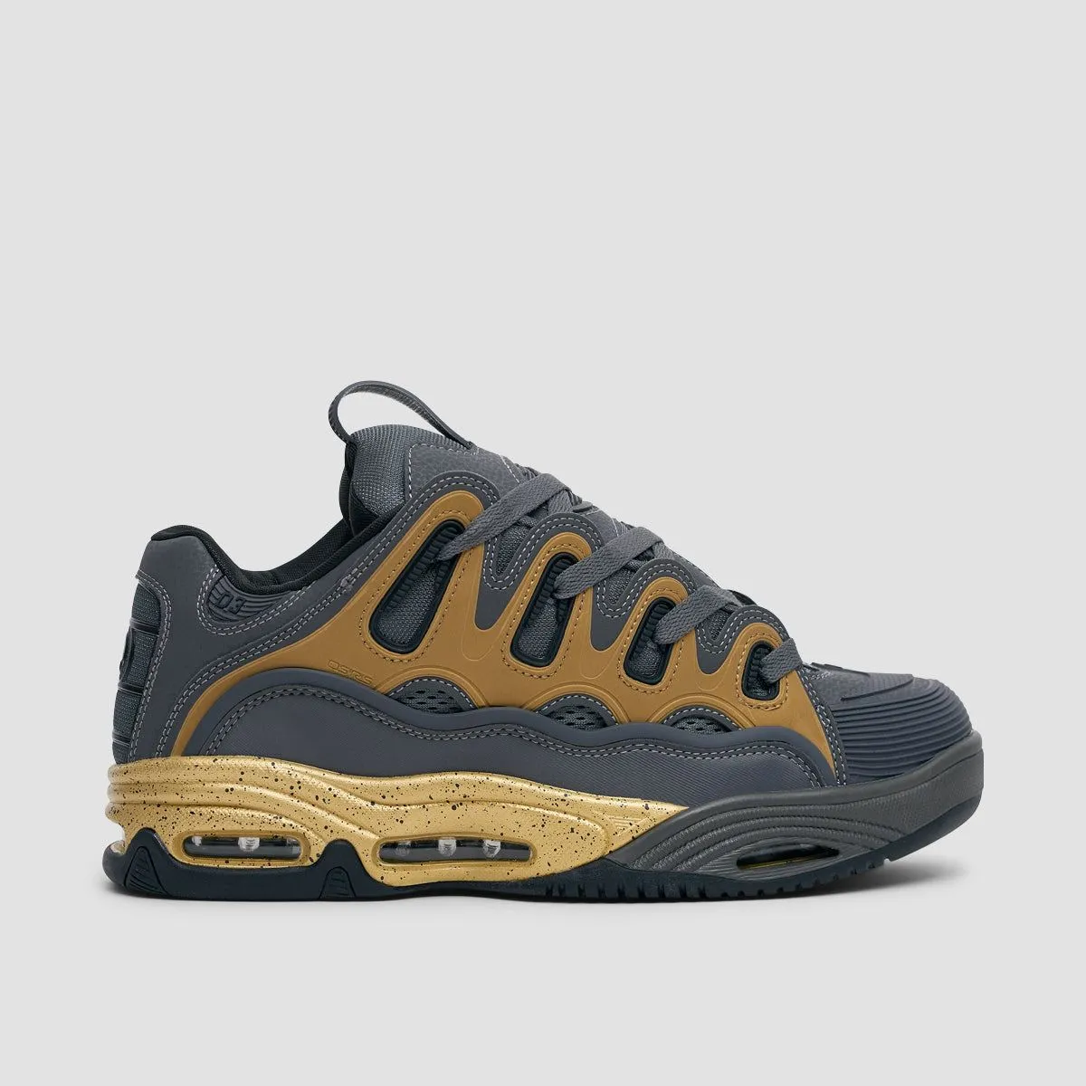 Osiris D3 2001 Shoes - Charcoal/Gold/Black