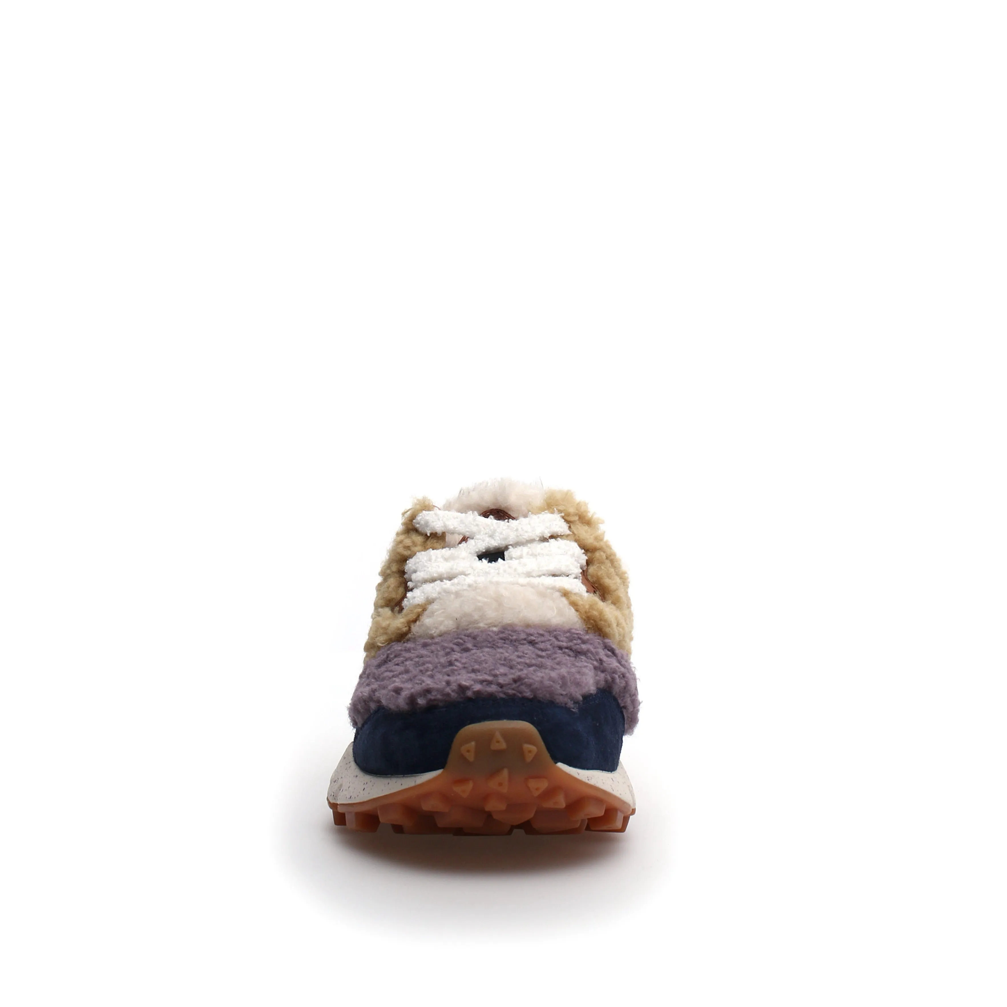 Pampas Teddy - Navy-Lilac Eco Shearling||Pampas Peluche - Marine-Lilas en peluche écologique