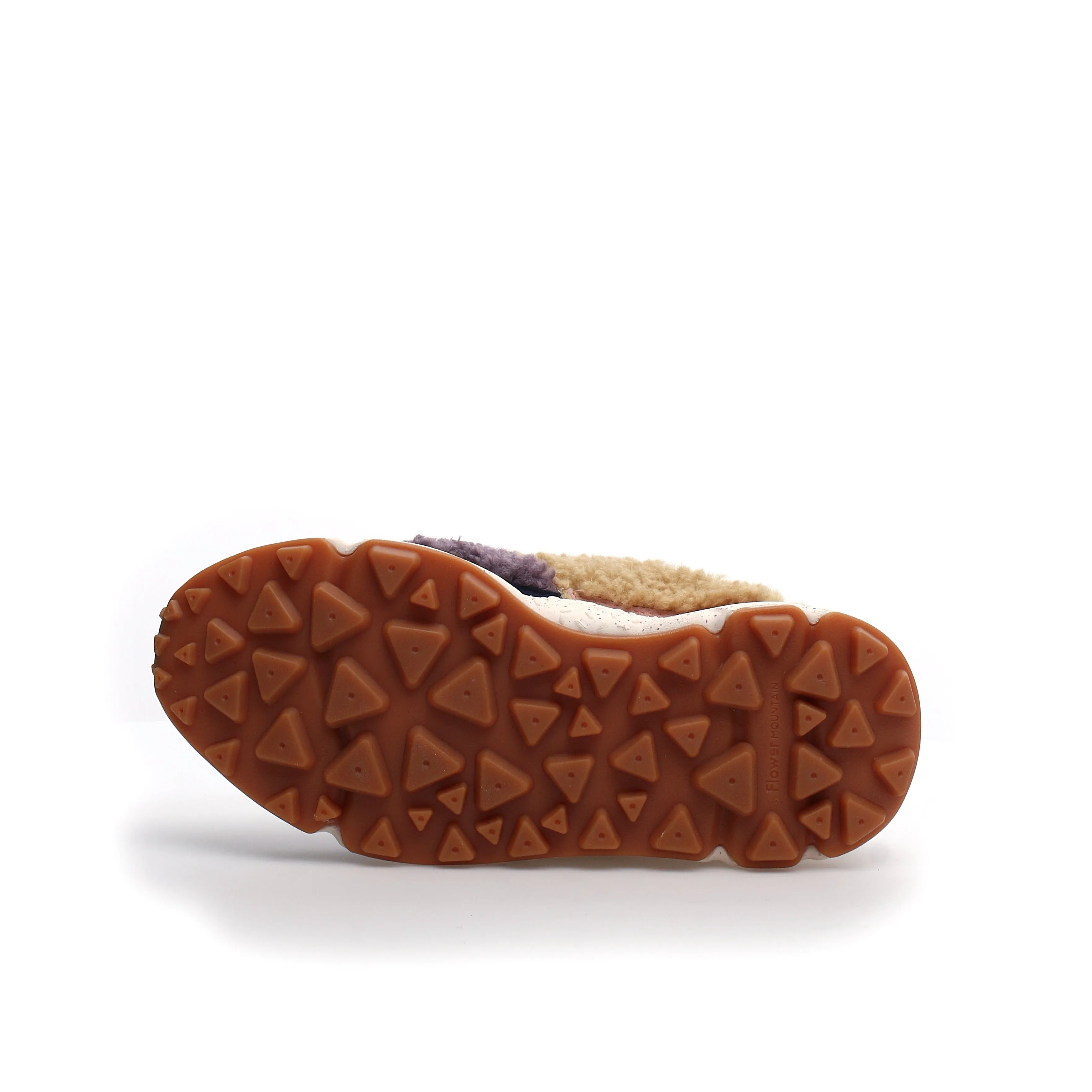 Pampas Teddy - Navy-Lilac Eco Shearling||Pampas Peluche - Marine-Lilas en peluche écologique