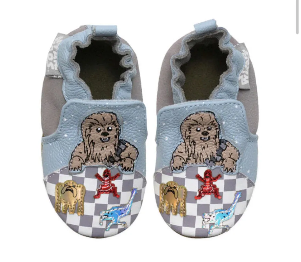 Pantoufles - CHEWBACCA - Baby's STAR WARS Leather-Sole Sllip-On Shoes 6-12 mois
