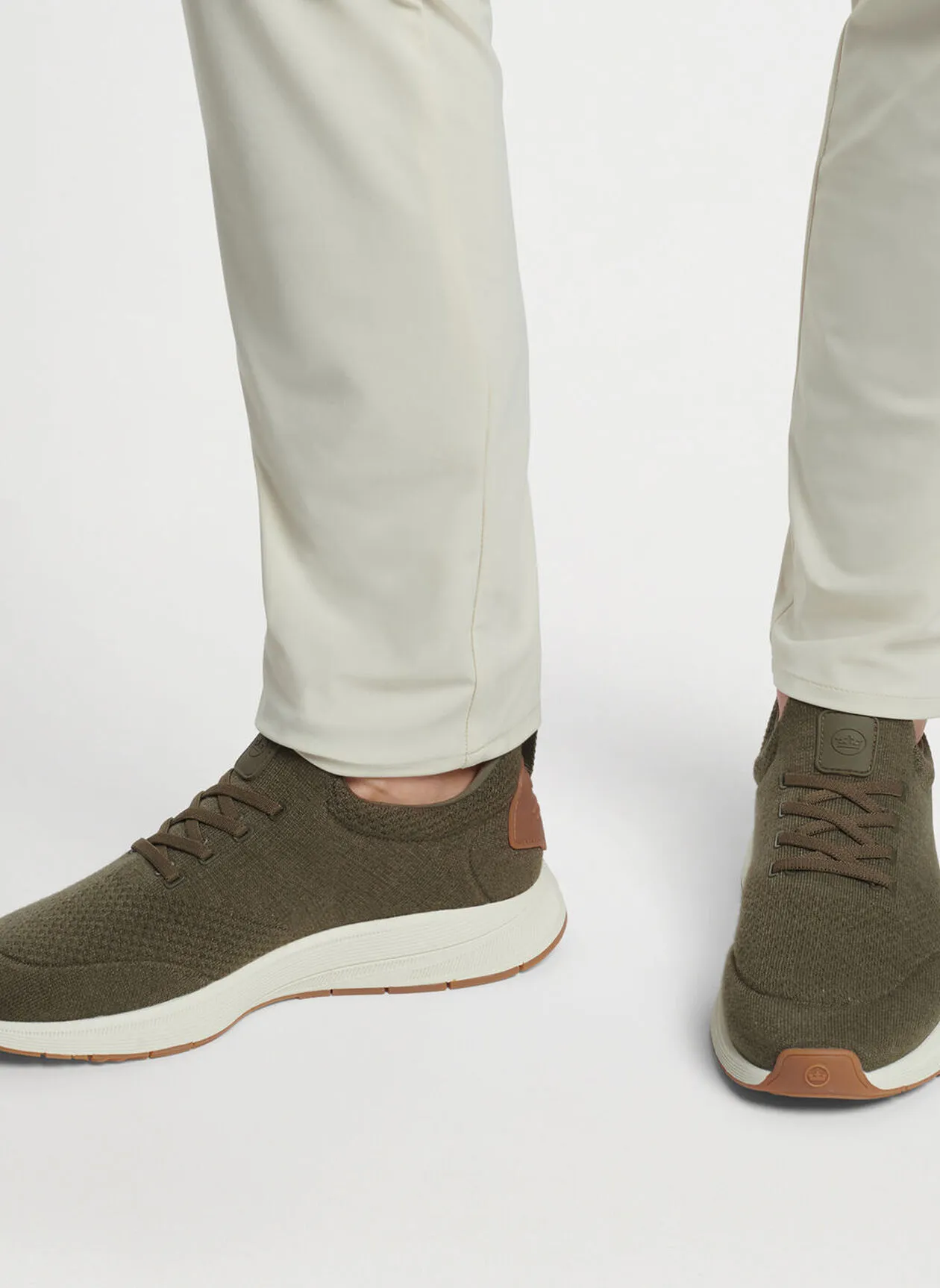 Peter Millar Men's Tellustride Sneaker - DARK OLIVE