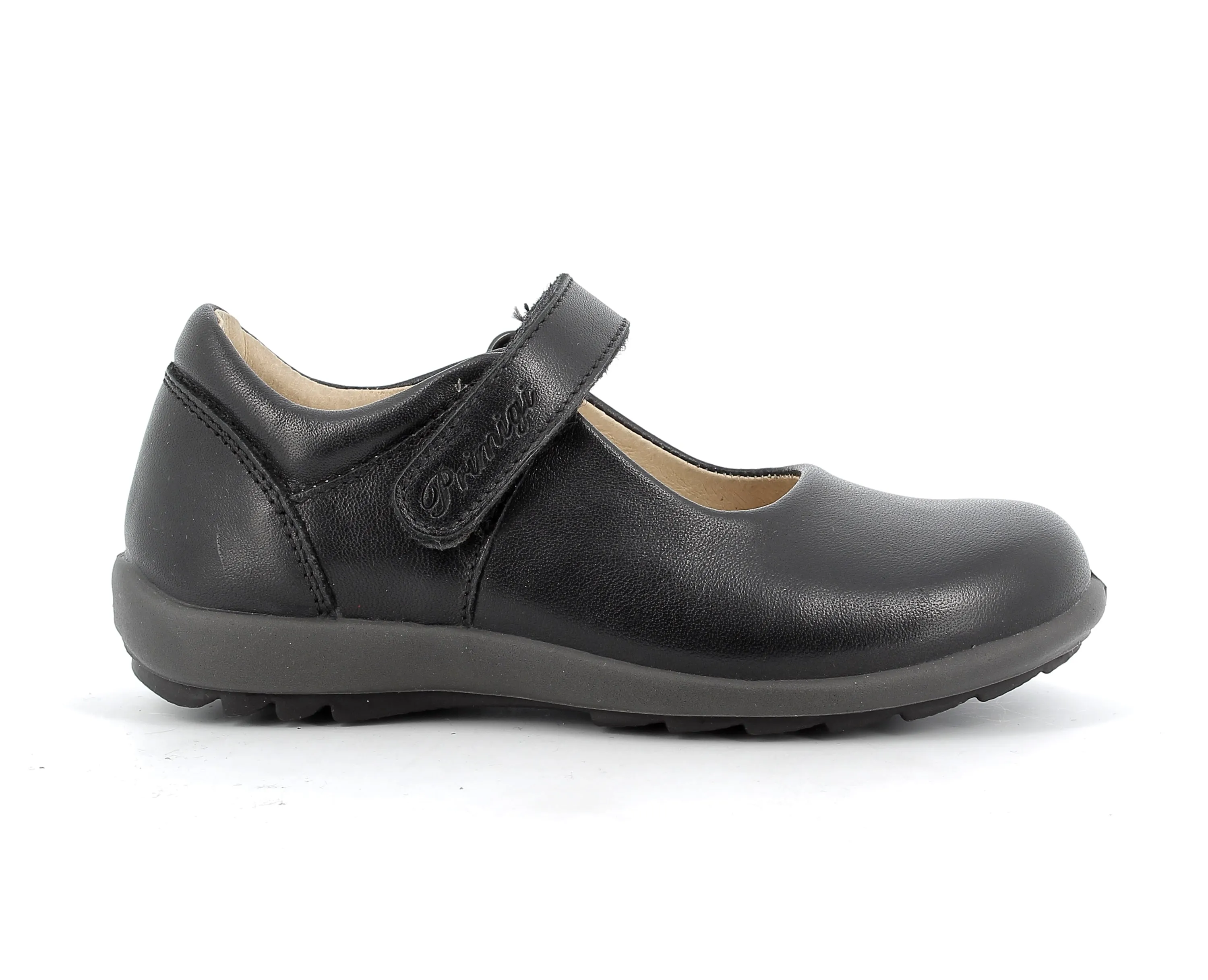 Primigi Black Soft Leather Mary Janes