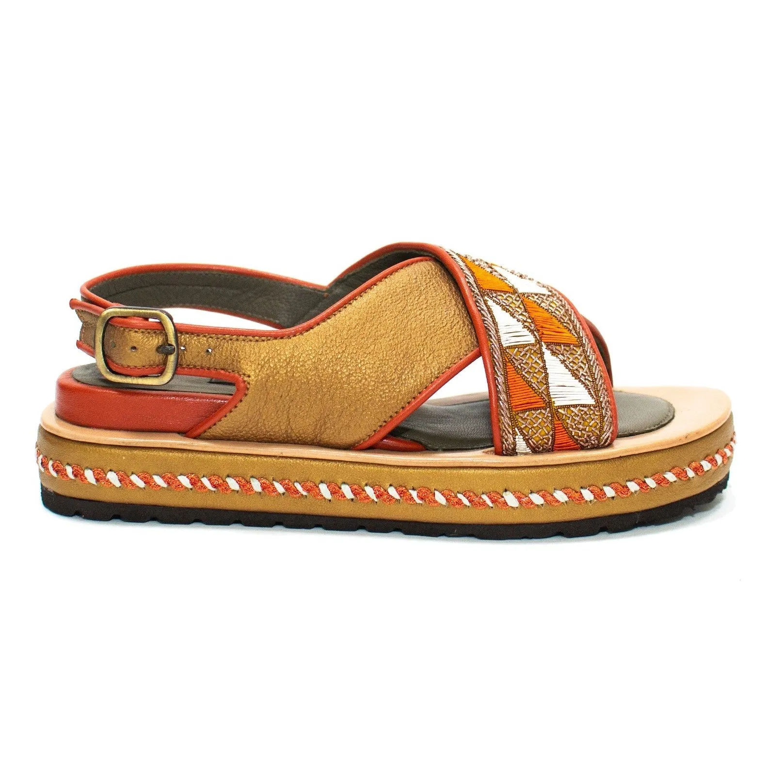 Queen Geo Bloc-Lovato Sandal