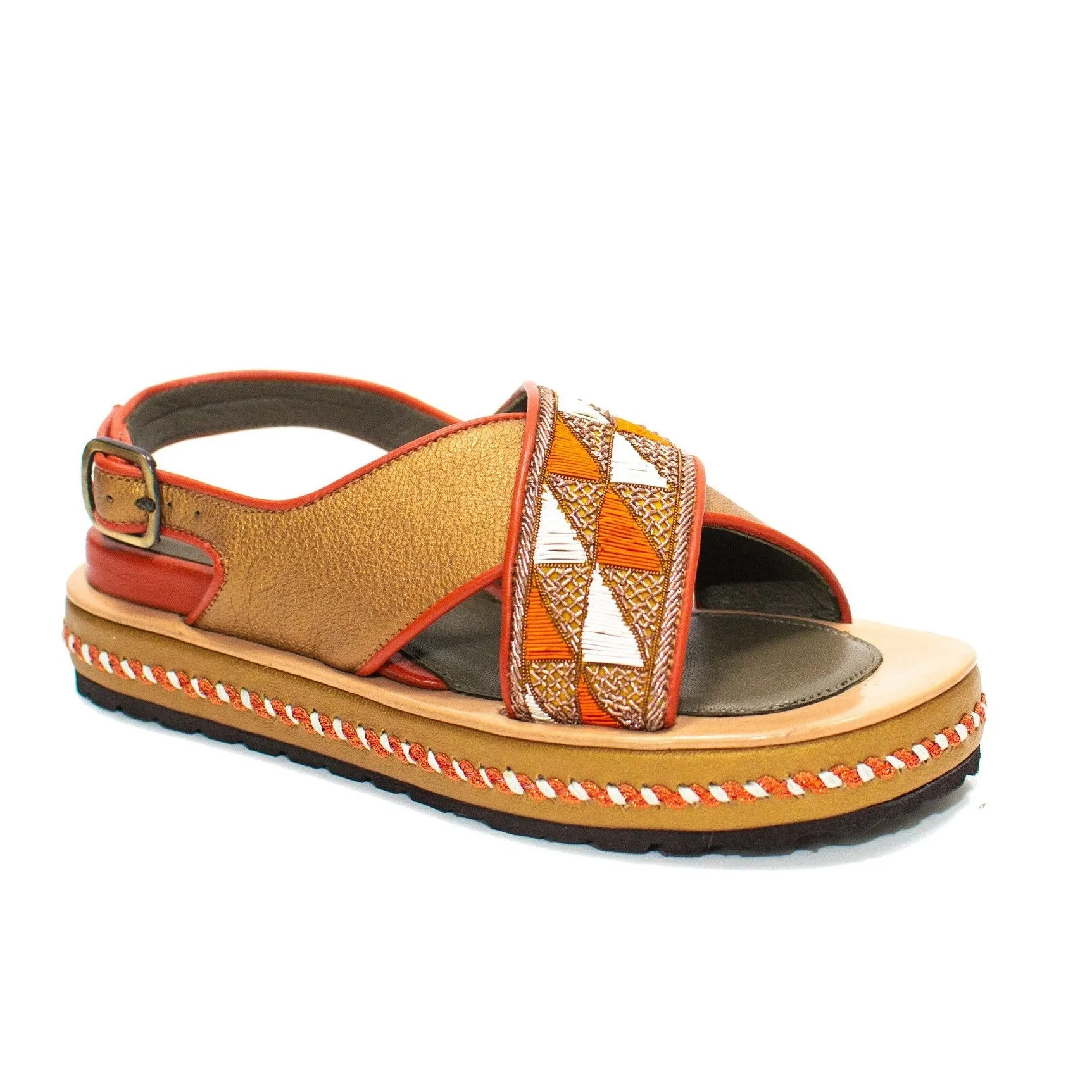 Queen Geo Bloc-Lovato Sandal