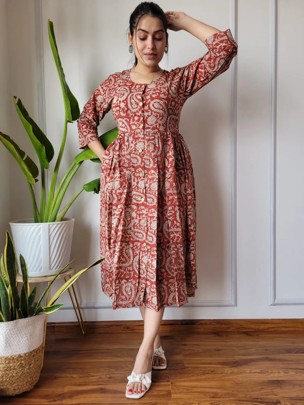 Red Summer Long Dress