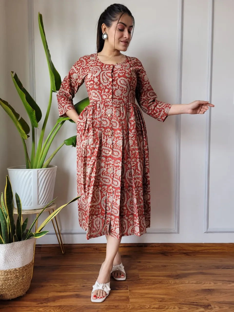 Red Summer Long Dress