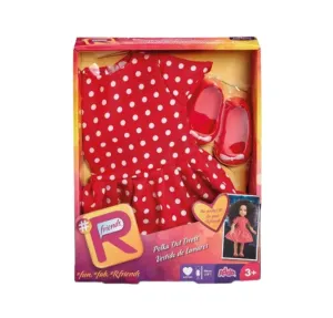 Rfriends  Polka Dot Dress Red