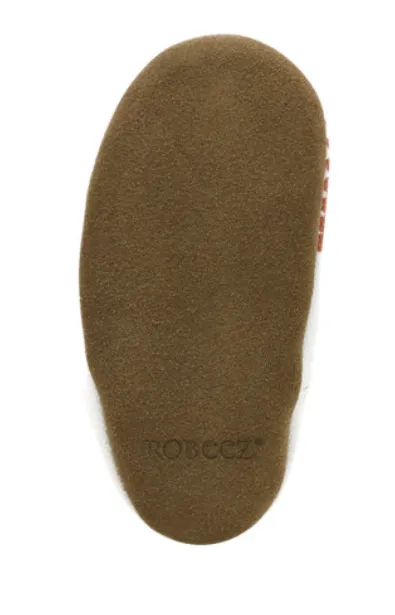 Robeez Dino Dan Soft Sole Grey Boys