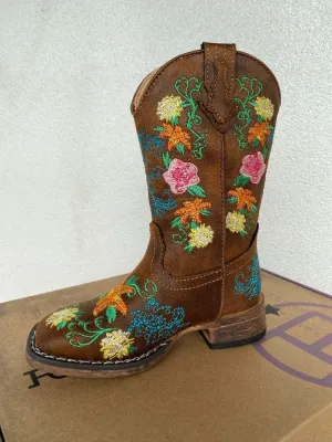 Roper Boots Kids Bailey Floral Embroidered