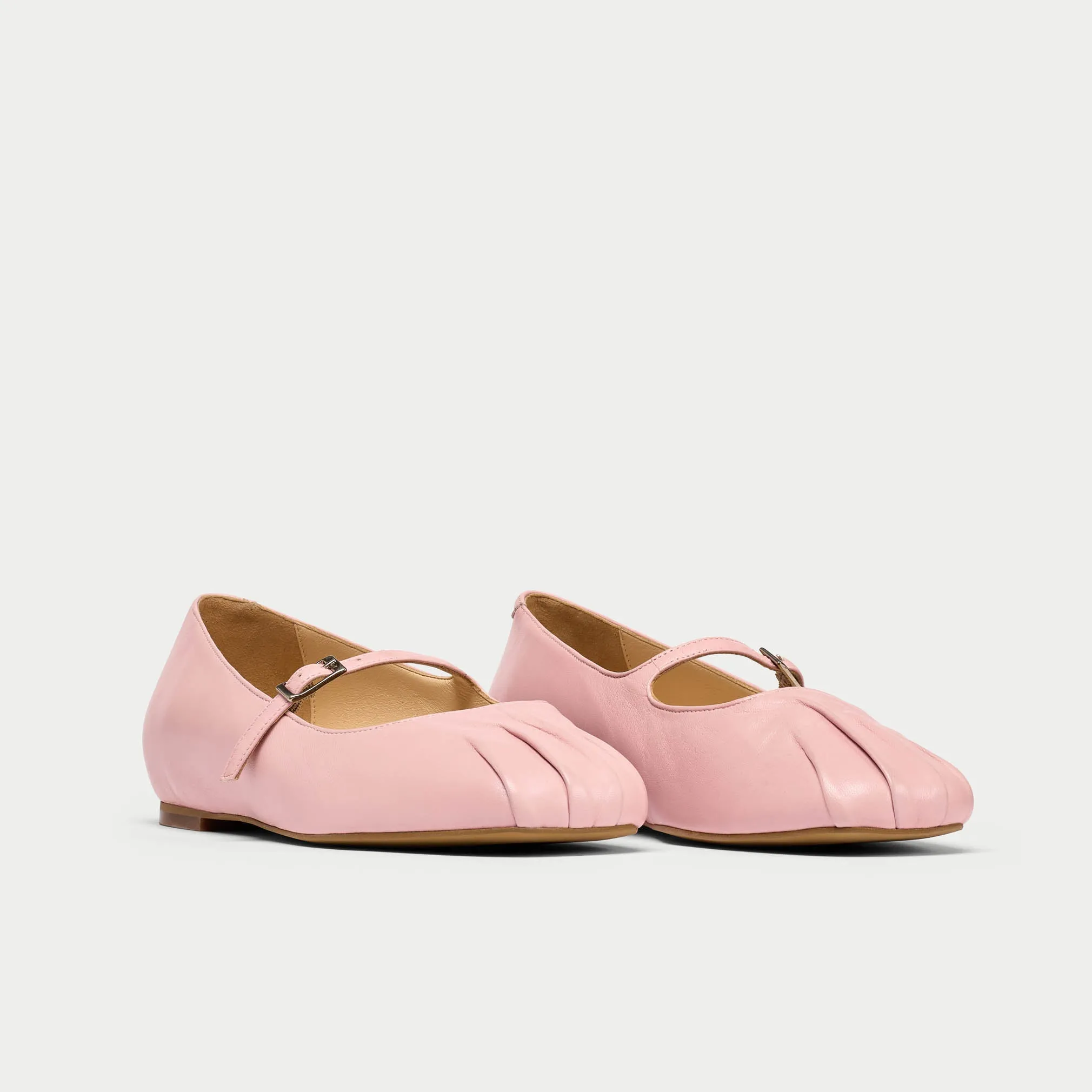 Rosemary - Pink Leather