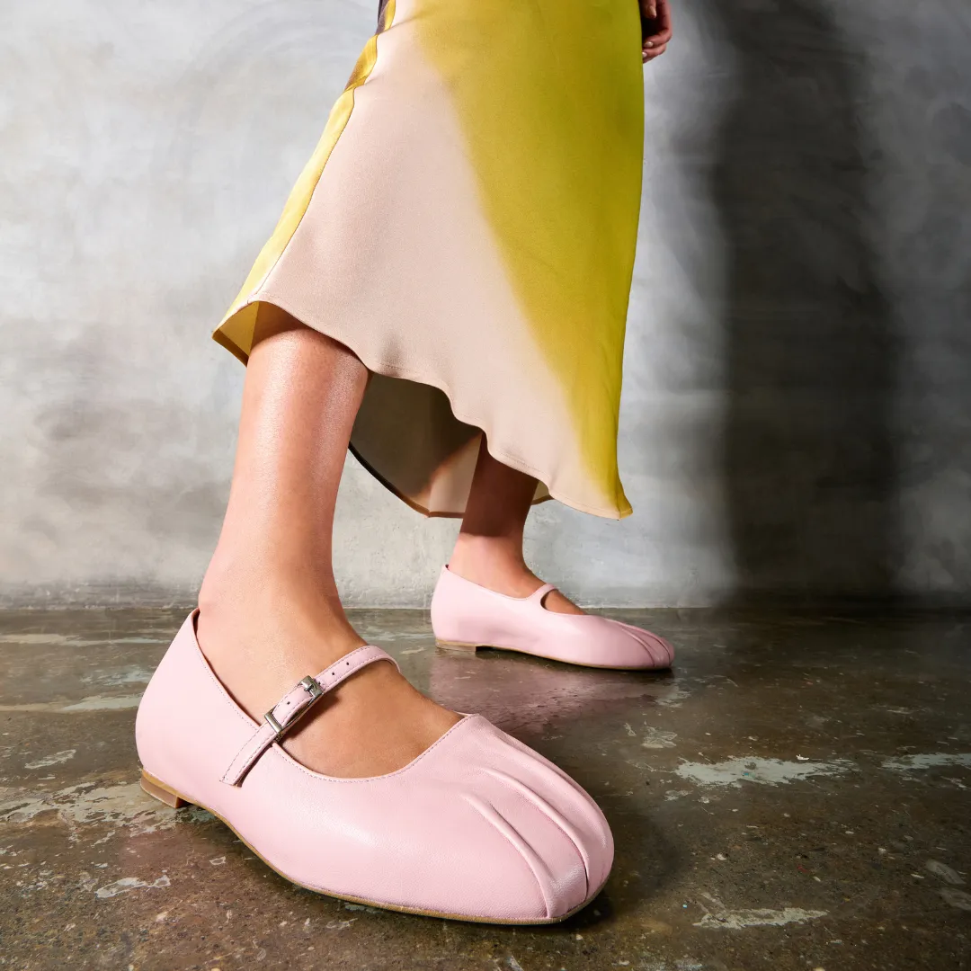 Rosemary - Pink Leather