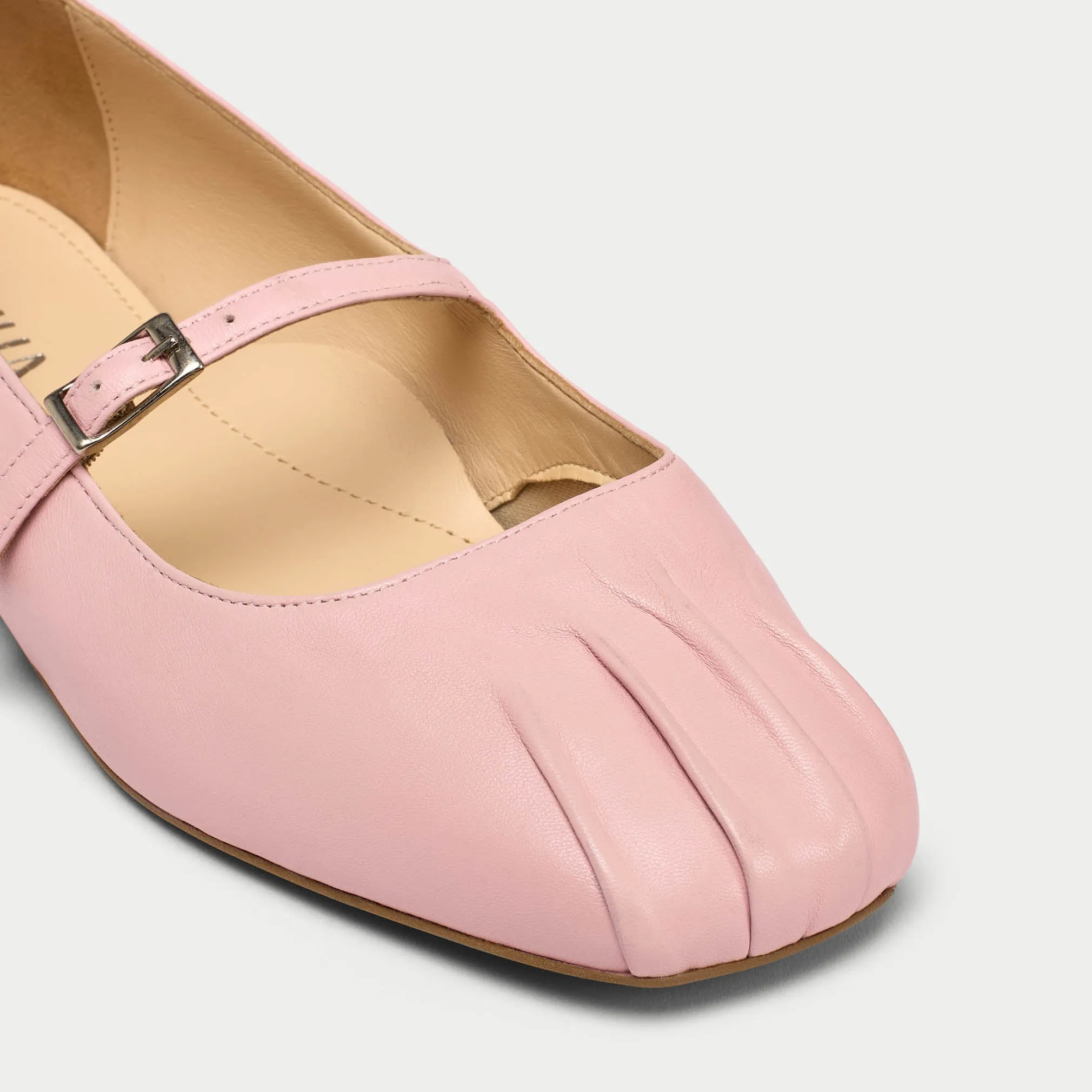 Rosemary - Pink Leather