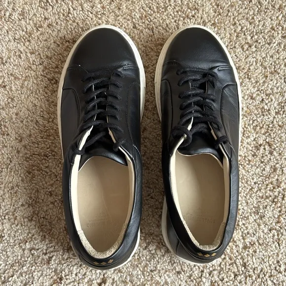 Royal Republiq Women’s Spartacus Core 235 Black Leather Sneakers Eu 39 US 8