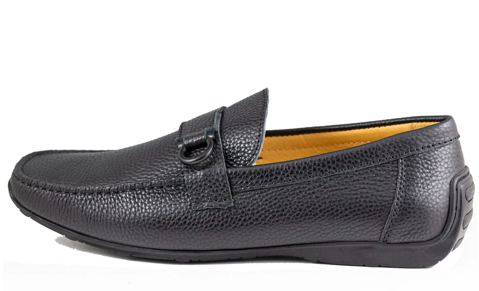 Salo Men's Black  Loafers Moccasins Shoes 405-39