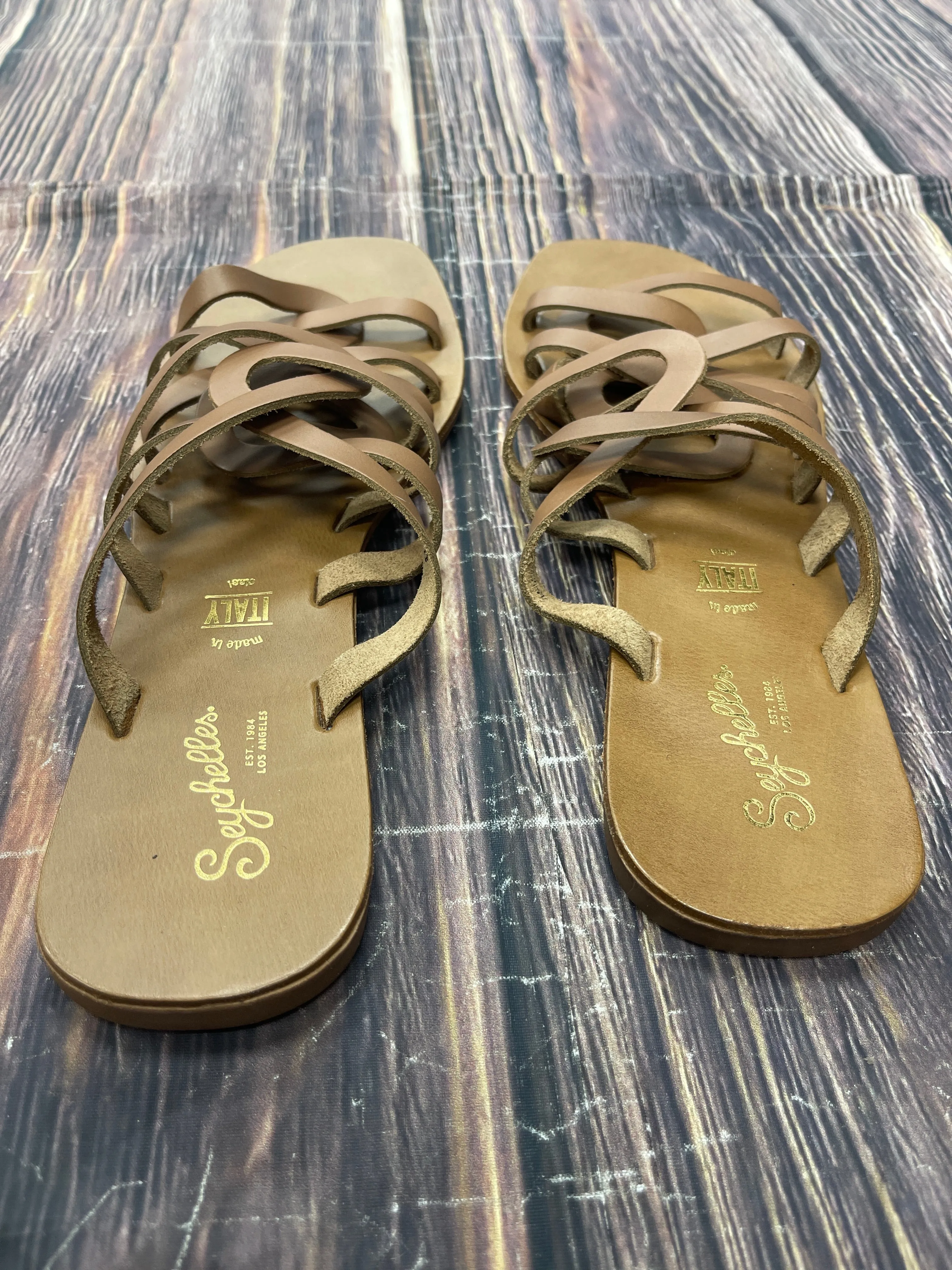 Sandals Flats By Seychelles In Brown, Size: 8