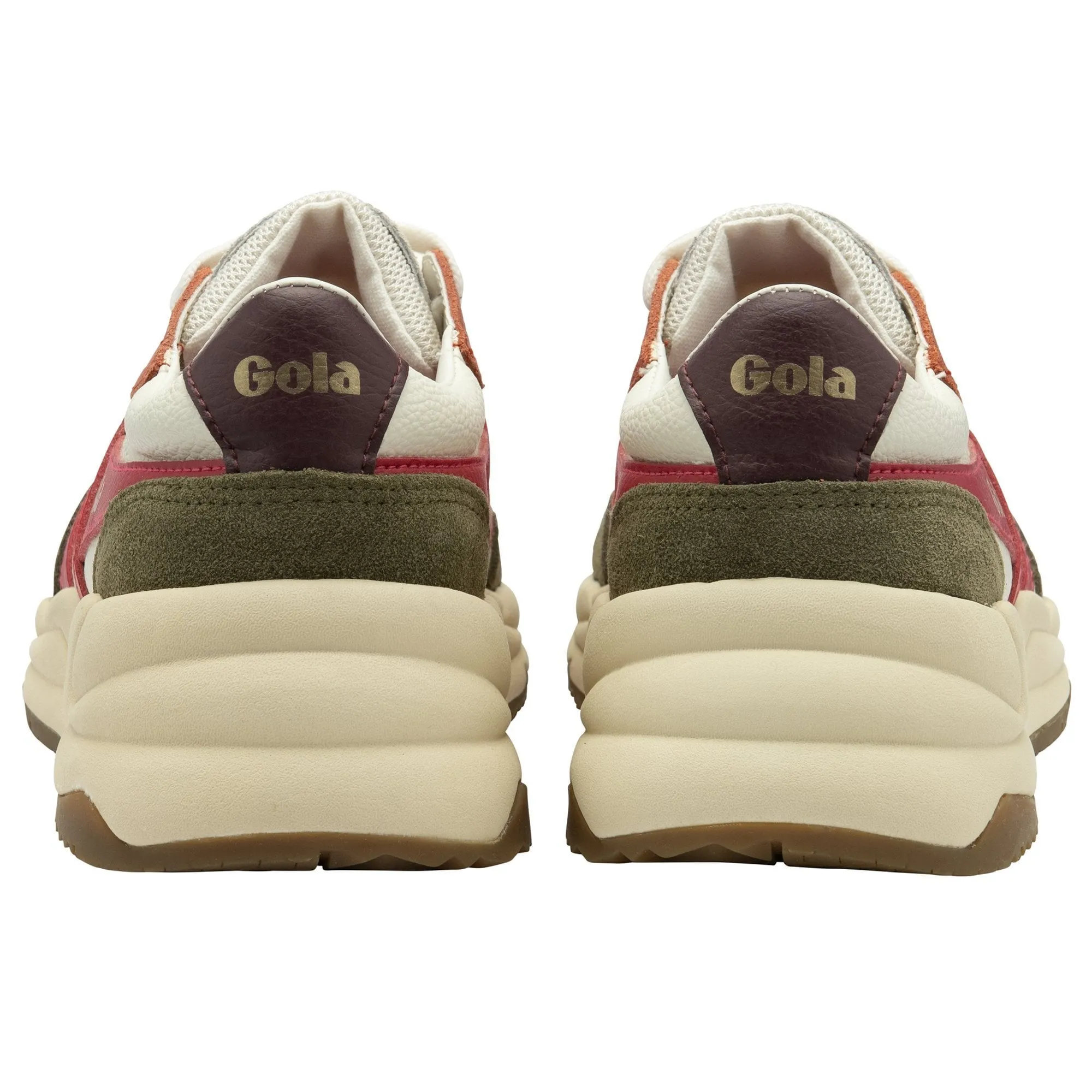 Saturn Sneaker (Off White/Khaki/Raspberry)