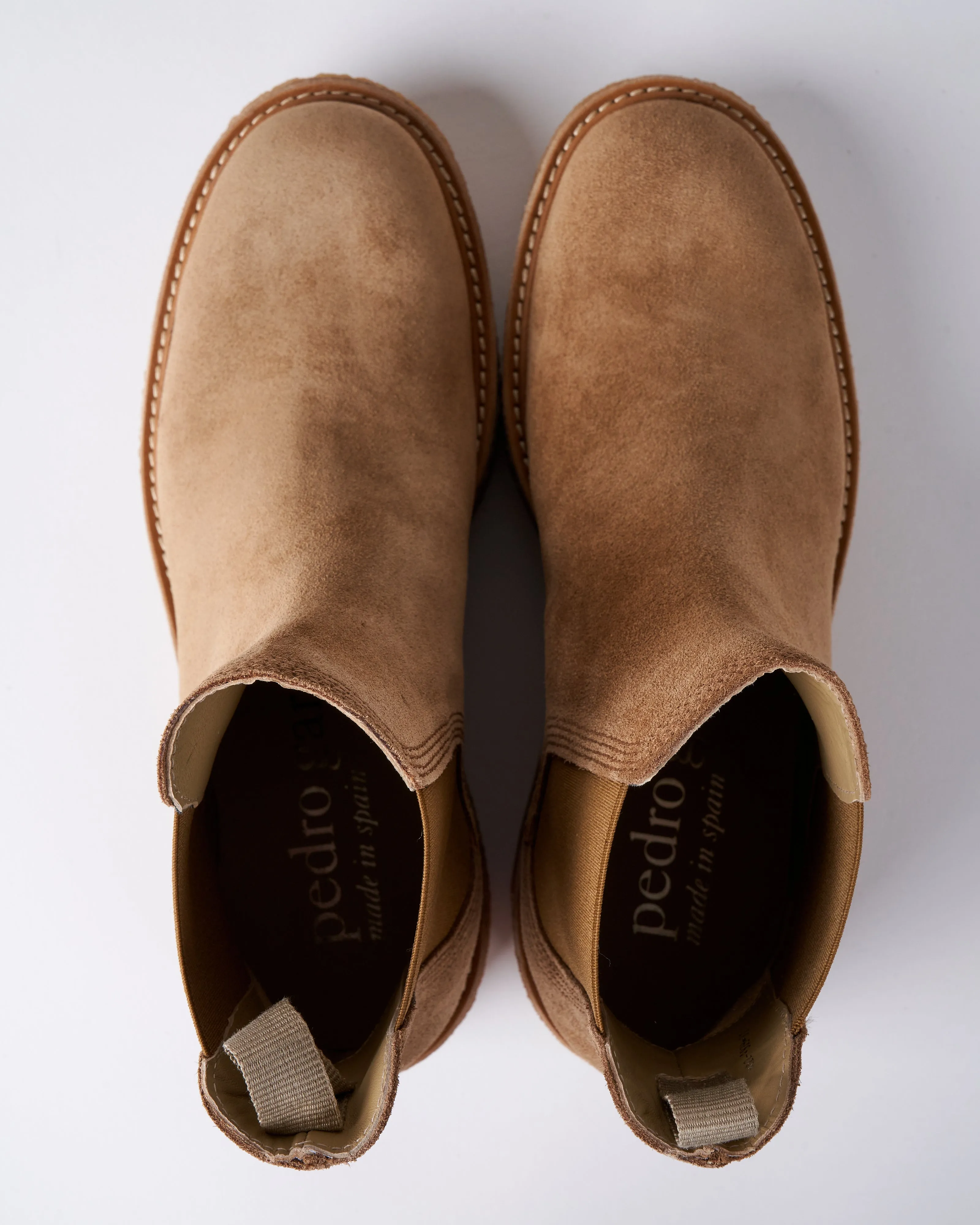 sefa boot - camel velour