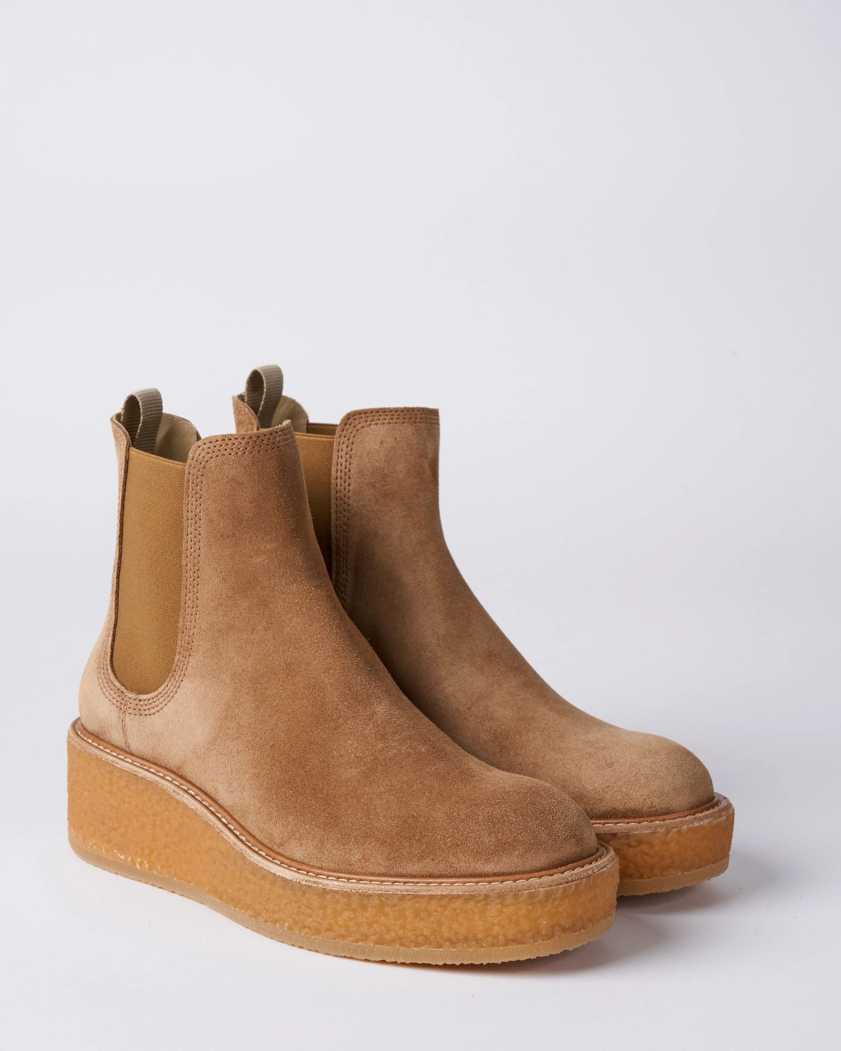 sefa boot - camel velour