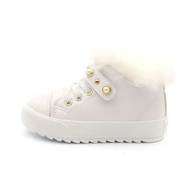 Short Boots sneaker Winter New Fur Shoes