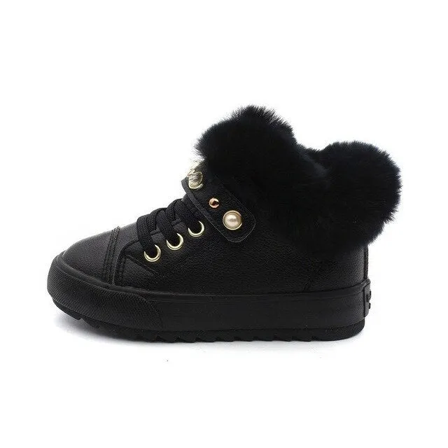 Short Boots sneaker Winter New Fur Shoes