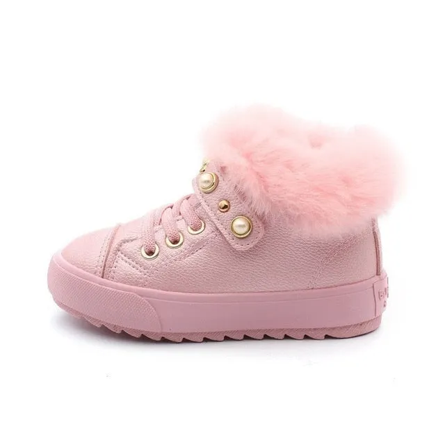 Short Boots sneaker Winter New Fur Shoes