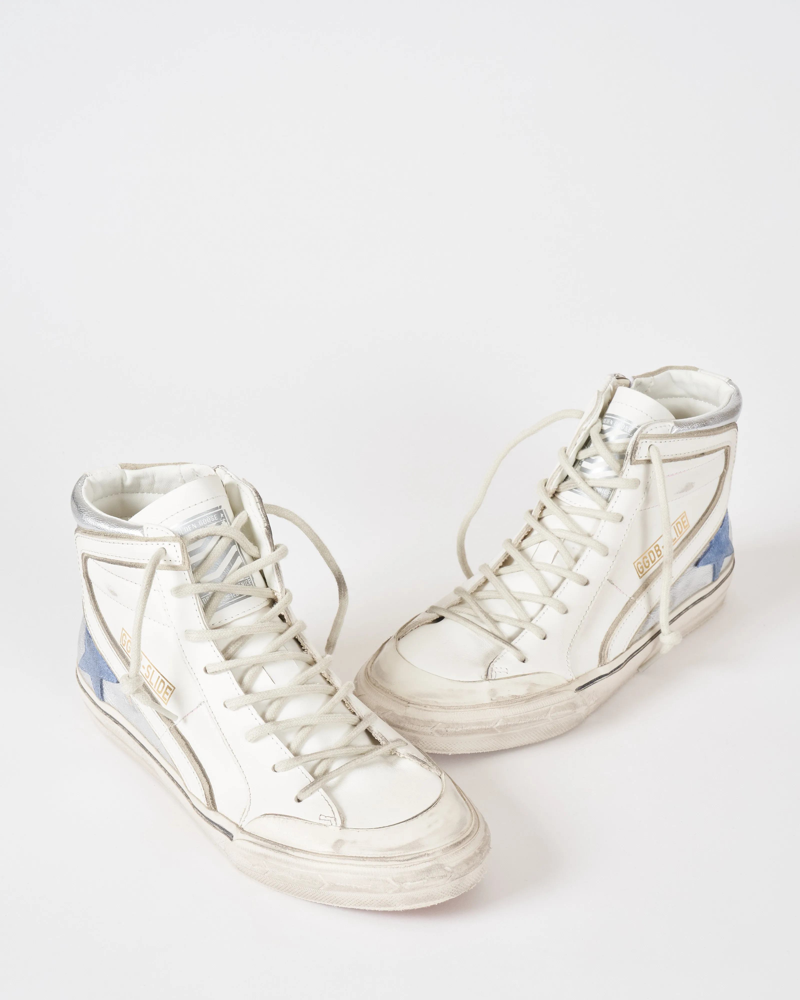 slide penstar leather and laminated upper suede star leather wave