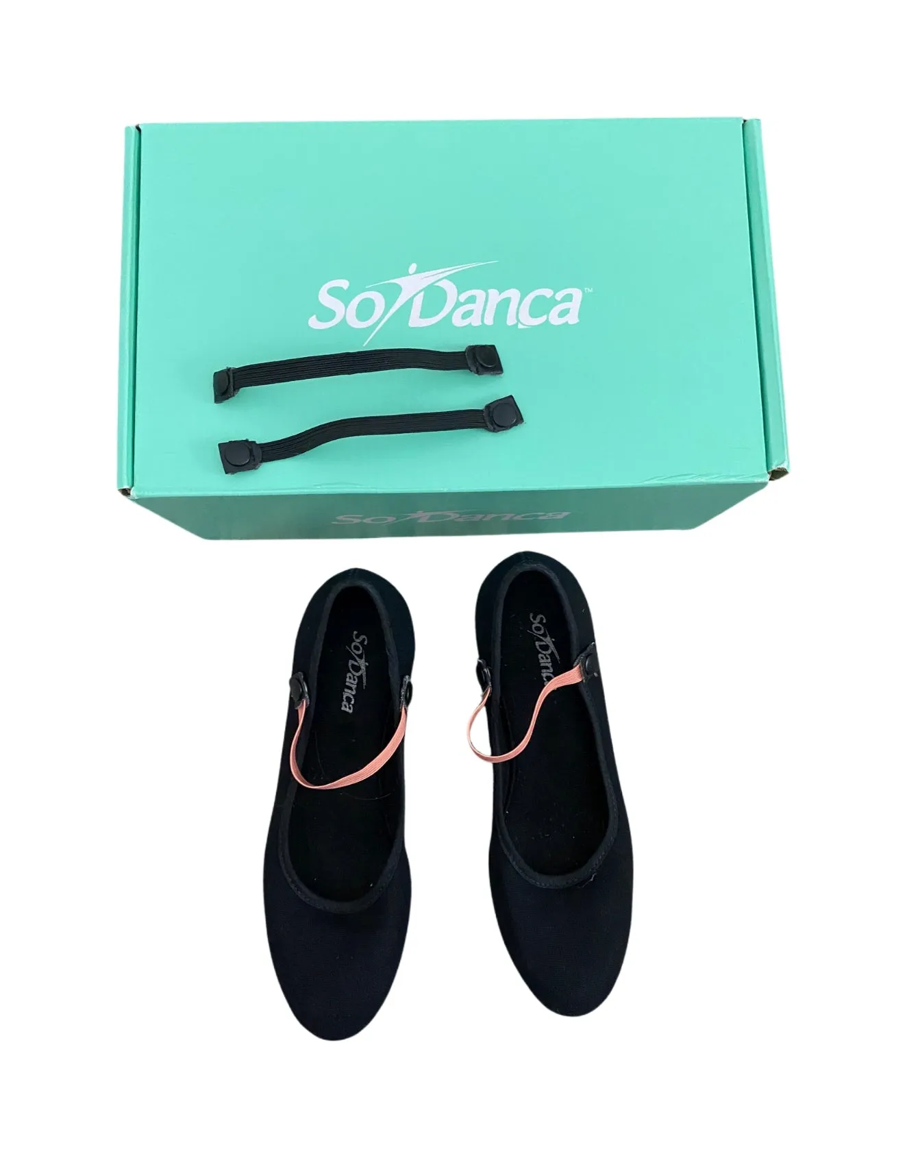 So Danca black Canvas Character Shoes size 4.5
