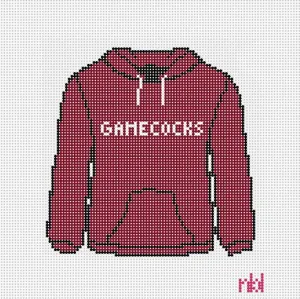 South Carolina Hooded Sweatshirt Needlepoint Canvas