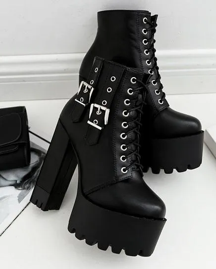 Straps Down High Heels Shoes SD00391